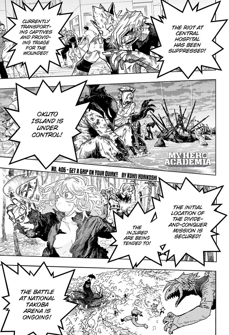 My Hero Academia Chapter 402 Spoilers & Raw Scans: Another Death?